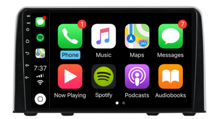 Geschikt voor Honda CRV 2016-2018 navigatie draadloos Car link en Android 12 | DDR4 octa core 9 inch premium