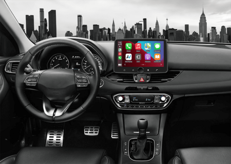 DAB+ navigatiesysteem voor Hyundai I30 2017-heden | CarPlay en Android Auto | XPA-800RDAB