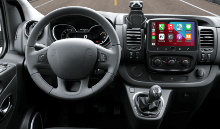 DAB+ navigatiesysteem voor Opel Vivaro en Renault Trafic 2014-2021 | CarPlay en Android Auto | XPA-800RDAB