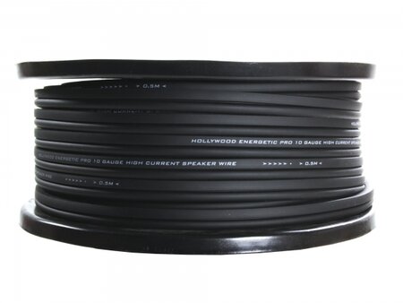 CCA - 10m CCA Speaker Cable - 2x4,0mm&sup2; Black