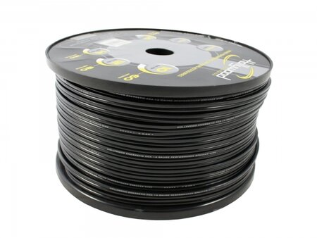 CCA  - 90m Rol CCA Speaker Cable - 2x1,5mm&sup2; Black