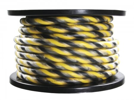 PRO SX 10 - 10m PROX Speaker Cable - 2x6,0mm&sup2; - black/yellow twisted