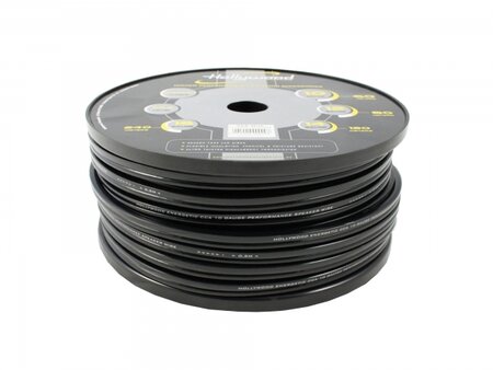 CCA SC 10 - 40m Roll CCA Speaker Cable - 2x4mm&sup2; Black