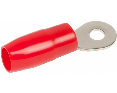 AUDIO SYSTEM 8mm Ring kabelschoen: 10mm&sup2;, rood