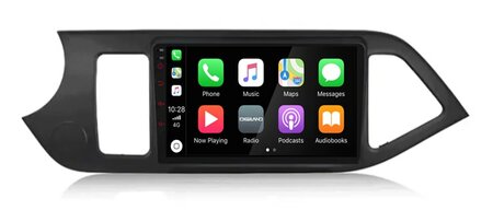 DAB+ autoradio navigatie voor Kia Picanto 2011–2018 | Apple Carplay en Android | DSP sound | Qled 9-inch ARG-900DAB