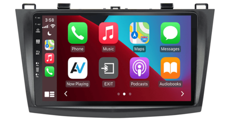 Mazda 3 (2009-2013) Apple Carplay en Android navigatie | DSP sound | Qled 9-inch AV-D040Q