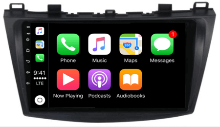 DAB+ autoradio navigatie voor Mazda 3 (2009-2013) | Apple Carplay en Android | DSP sound | Qled 9-inch ARG-900DAB