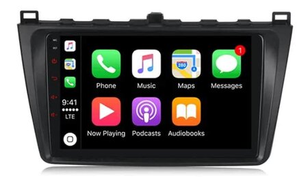 DAB+ autoradio navigatie voor Mazda 6 (2008–2013) | Apple Carplay en Android | DSP sound | Qled 9-inch ARG-900DAB