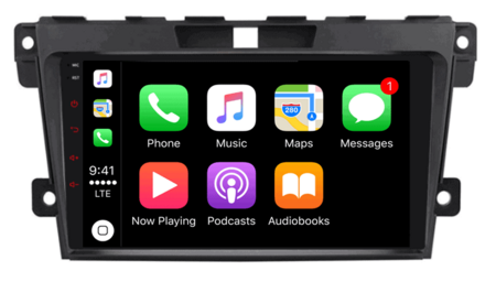 DAB+ autoradio navigatie voor Mazda CX-7 2006-2012 | Apple Carplay en Android | DSP sound | Qled 9-inch ARG-900DAB