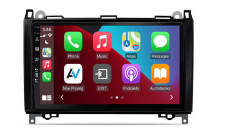 Draadloos Apple Carplay en Android auto navigatie voor Mercedes Vito Sprinter | 8-core 4+64GB | DSP sound | QLED 9-inch AV-D040Q