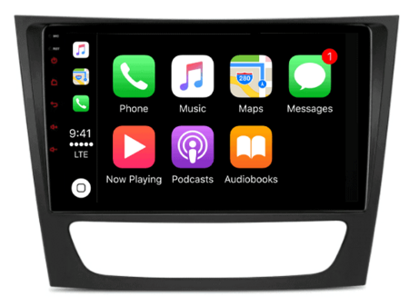 DAB+ autoradio navigatie voor Mercedes W211 E klasse en CLS W219 | Apple Carplay en Android | DSP sound | Qled 9-inch ARG-900DAB