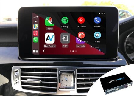Mercedes E klasse W212 C207 A207 Draadloos Carplay en Android auto adapter 2013 – 2015 NTG 4.5 | 4.7 | 5.0 en hoger