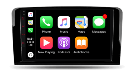 DAB+ autoradio navigatie voor Mercedes Benz ML/GL klasse 2005–2012 | Apple Carplay en Android | DSP sound | Qled 9-inch ARG-900DAB