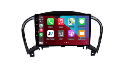 DAB+ autoradio navigatie voor Nissan Juke 2010-2019 | Apple Carplay en Android | DSP sound | Qled 9-inch ARG-900DAB
