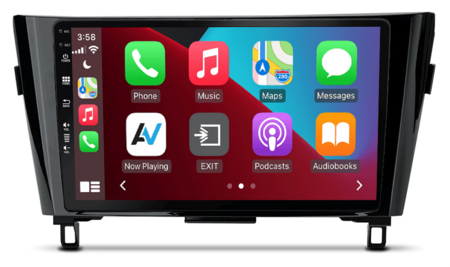Nissan Qashqai / X-Trail 2014-2020 Apple Carplay en Android navigatie | DSP sound | Qled 10-inch AV-D040Q