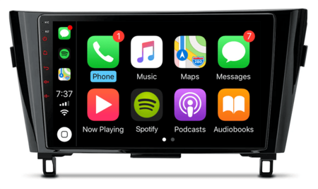 DAB+ autoradio navigatie voor Nissan Qashqai / X-Trail 2014-2020 | Apple Carplay en Android | DSP sound | Qled 10-inch ARG-1000DAB