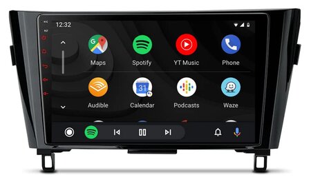 Nissan Qashqai / X-trail 2014-2020 navigatie draadloos Car link en Android 11 | DDR4 octa core | DAB+ autoradio | Full HD 10” scherm