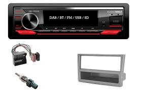 DAB / BT autoradio Opel Astra G, Corsa C, Vectra C, Vivaro (Grijs) en meer modellen | 4×50 watt | multicolor | Audiovolt AMS-450DAB