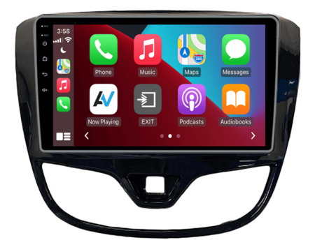 DAB+ autoradio navigatie voor Opel Karl 2017+ | Apple Carplay en Android | DSP sound | Qled 9-inch ARG-900DAB