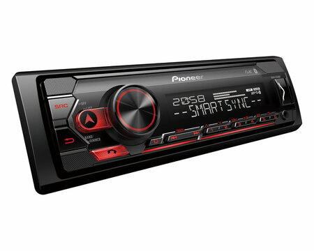 Pioneer MVH-320 1DIN USB/BT/+ rood