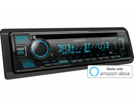 Kenwood KDC-BT560DAB - Zwart - DAB+ - USB - AUX - CD - Bluetooth