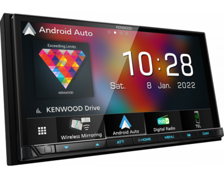Kenwood DMX 8021DABS- 2DIN 7,0" Inch Multimedia radio Wireles Carplay/Android Auto