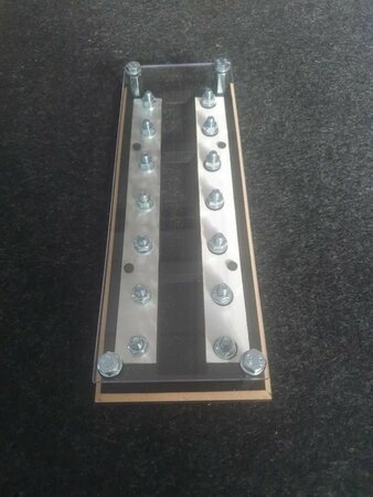 zekering houders met aluminium strip (7 spots)