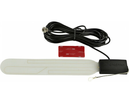 Aktieve zelfklevende  DVB-T Glas-antenne 5 Volt fantoom transparant