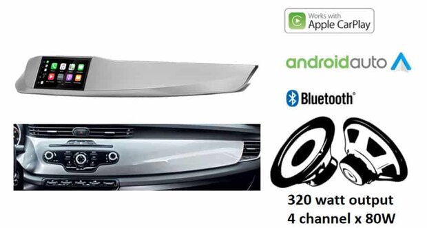 DAB+ ALFA ROMEO Giulietta (940) 2010-2014 Apple Carplay &amp; Android auto autoradio &ndash; navigatie 4x80W Audiovolt XPA-67DBT