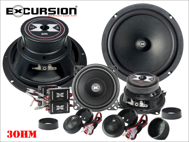 EXCURSION SHX 8.3C - 20cm DIN 3Way Component System