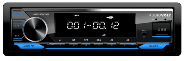 DAB / BT autoradio alfa romeo 147/GT | 4&times;50 watt | multicolor | Audiovolt AMS-450DAB