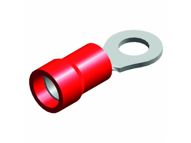 kabeloog 5 stuks 0.5x1.5 m6 rood in blister kabeloog 5 stuks 0.5x1.5 m6 rood in blister