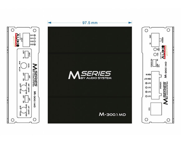 M-SERIES 1-Kanaals MICRO-digitale-versterker