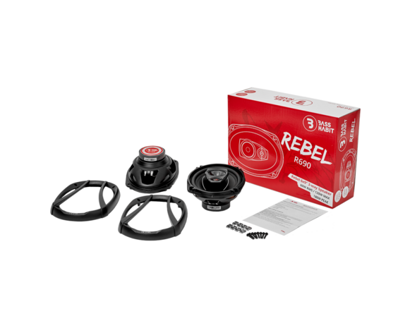 BASS HABIT REBEL 6x9&quot; 3-way speaker&#039;