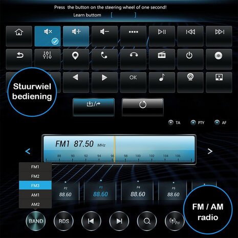 Navigatie voor Skoda Octavia 2013-2018 | Apple Carplay en Android | DSP sound | Qled 10-inch D040Q