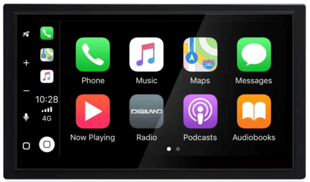 DAB+ Wireless Apple Carplay &amp; Android auto navigatie voor Ford Transit Connect | Tourneo Audiovolt XPA-675DBT