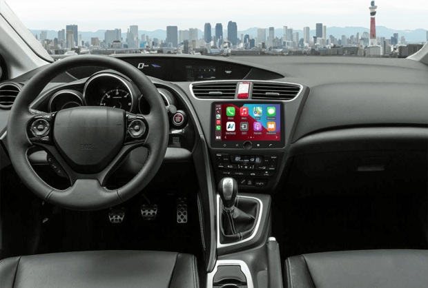DAB+ navigatiesysteem voor Honda Civic 2012-2019 | CarPlay en Android Auto | XPA-800RDAB