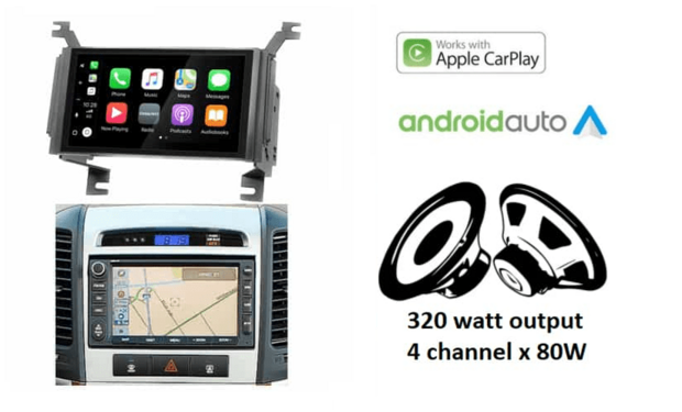 DAB+Wireless Apple Carplay &amp; Android auto navigatie voor Hyundai Santa Fe 2006-2010 (met OEM navigatie)