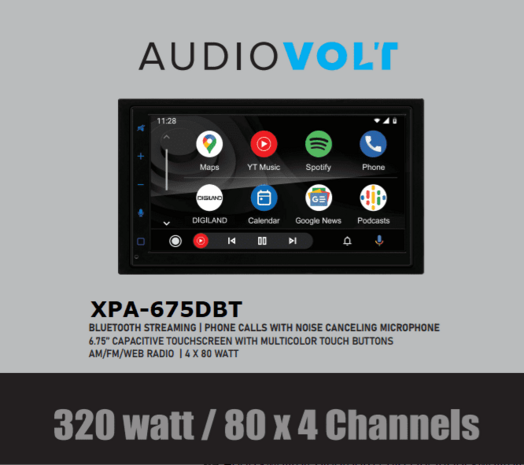 DAB+ Wireless Apple Carplay &amp; Android auto navigatie voor OPEL Vivaro (X83) Renault Trafic (II) 2010-2014 4&times;80 watt