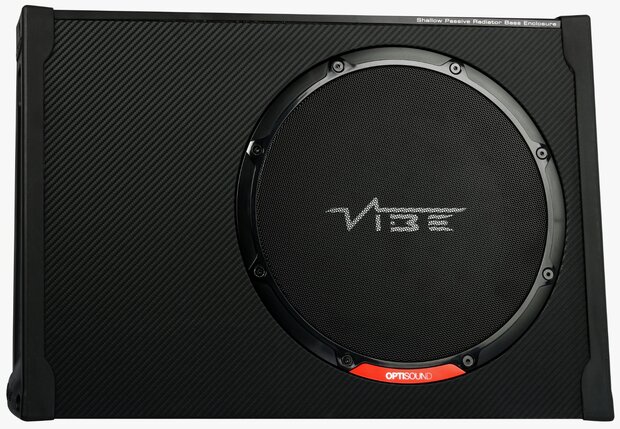 BLACKAIRT12S-V0: Black Air Slimline 12 inch Passive Radiator Subwoofer Enclosure
