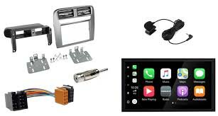 DAB+ Wireless Apple Carplay &amp; Android auto navigatie geschikt voor FIAT Grande Punto 2005-2010 Audiovolt XPA-675DBT (zilver)