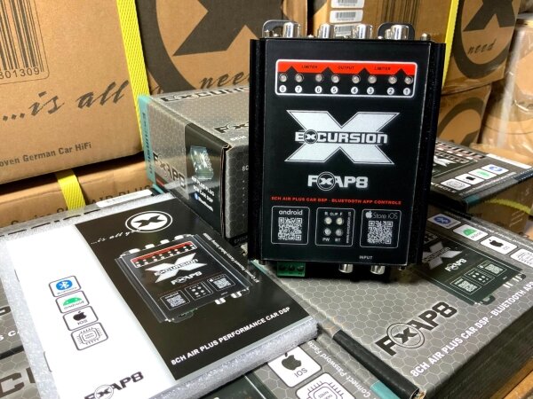PX AP8 - 8 Kanal AIR PLUS Car DSP - IOS/ANDROID BT APP Controle