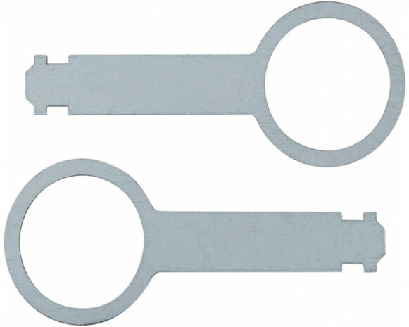 Ontgrendelings sleutel Audi- Volkswagen- Seat- Skoda met vertical release slot 2 stuks