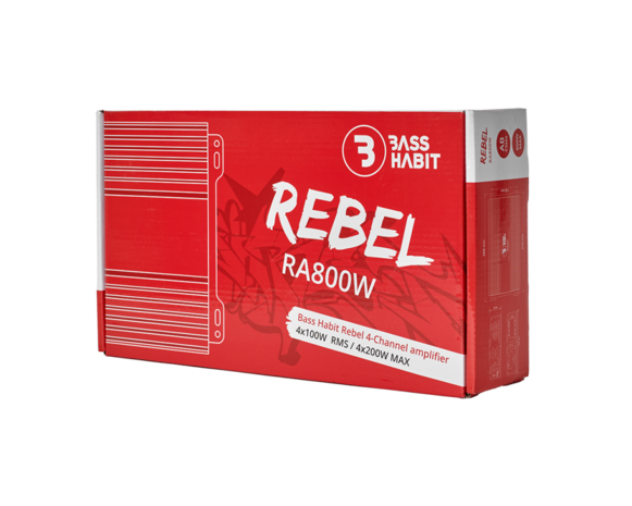 BASS HABIT REBEL 4ch amplifier