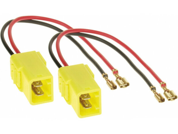 Speaker Adapter Kabel (2 x) Diverse modellen Alfa Romeo - Citro&euml;n - Fiat - Lancia - Peugeot