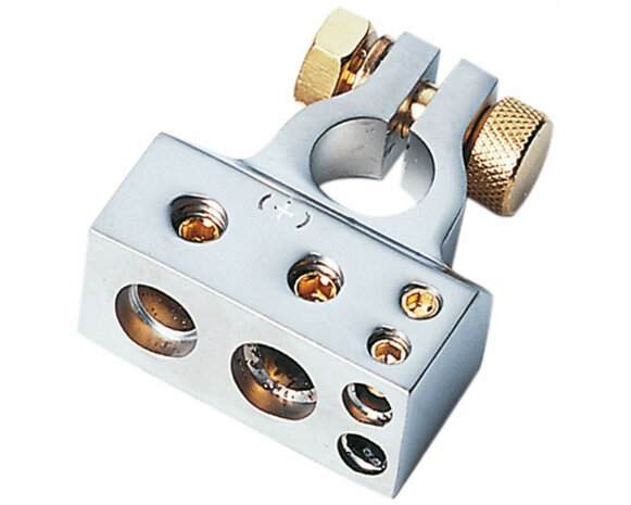 Batterij Behuizing / positive (zilver ) 1 x 35 mm&sup2;/1 x 20 mm&sup2;/2 x10mm&sup2;