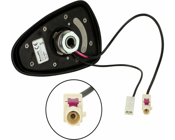 Calearo Shark 2 radio AM / FM antenne excl. verlengkabels