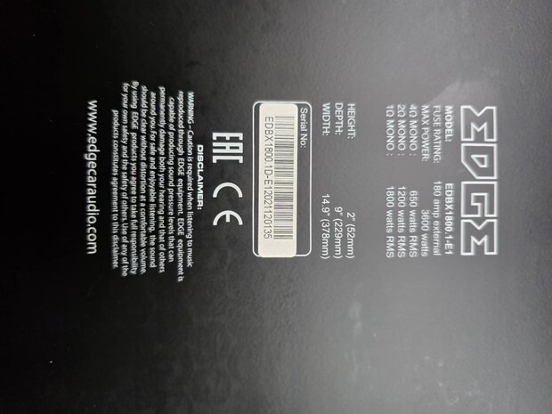 edge EDBX 1800.1 (gerepareerd)