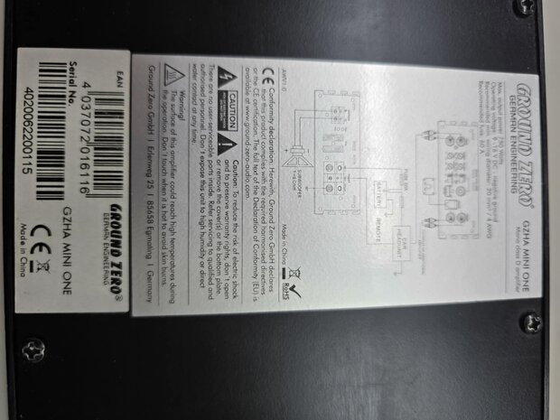 GZHA MINI ONE (gerepareerd)