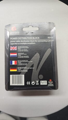 Hoogwaardige necom verdeelblok (10 verpakkingen)